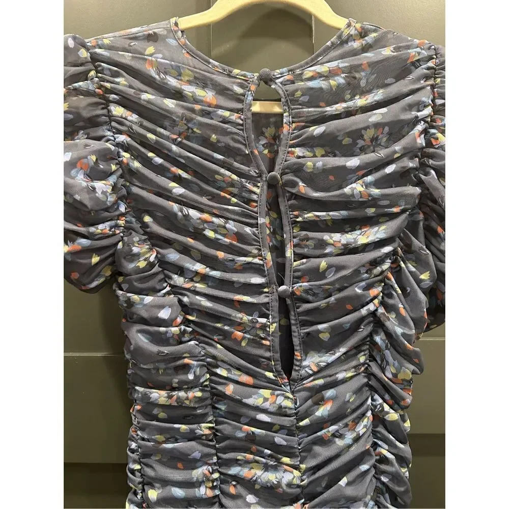 Free People Briella Midi blue size size xs